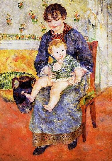 Pierre Auguste Renoir Mere et enfant oil painting image